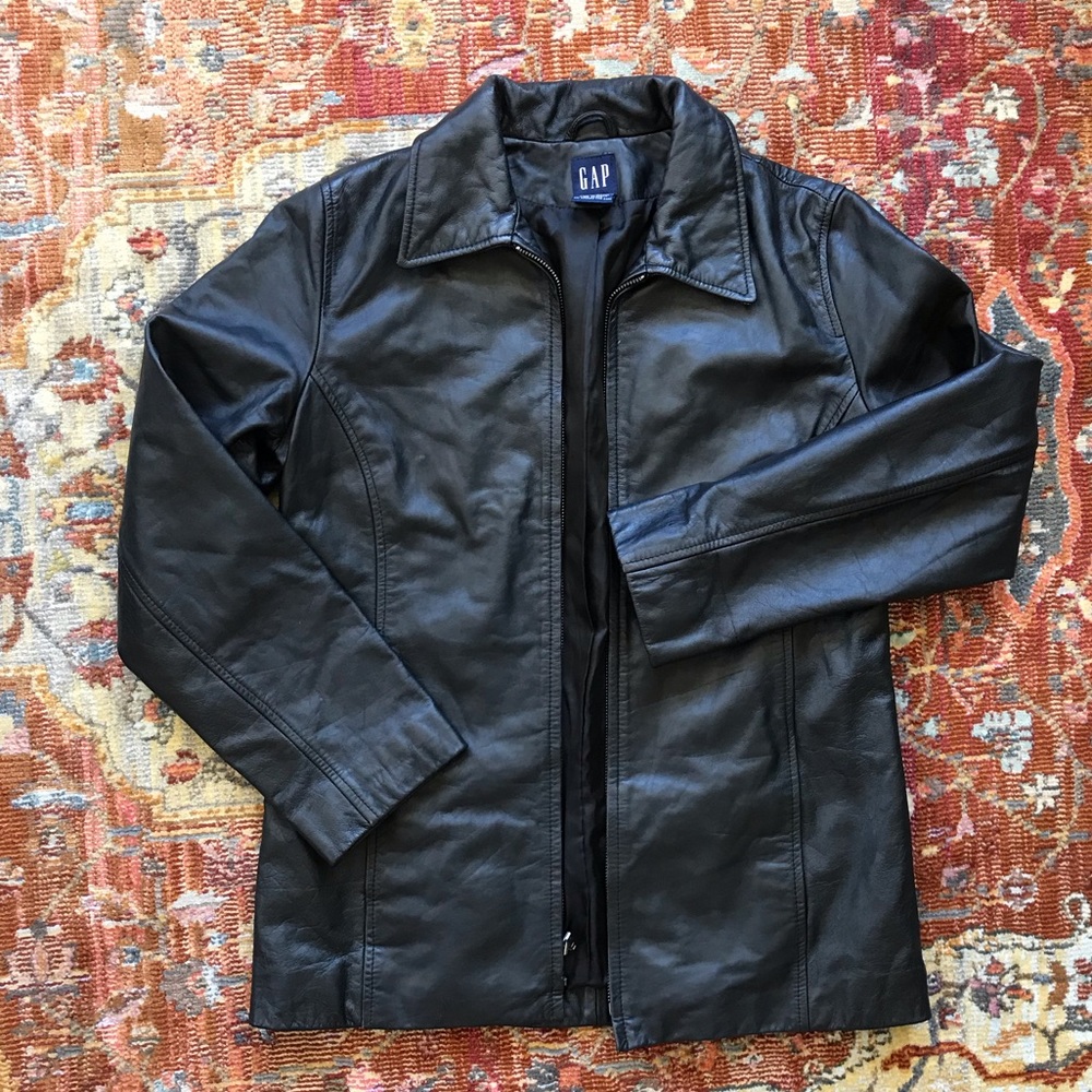 GAP women’s leather jacket